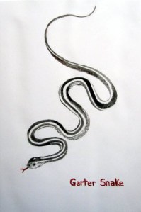 Garter Snake Tile by Mary P Williams Garter Snake Tile by Mary P Williams