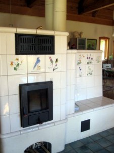 Kachelofen, Front View Kachelofen, Front View