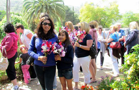 More happy bouquet pickers