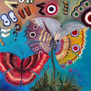 Butterflies II by Mary P Williams