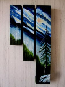 Sierra Triptych by Mary P Williams