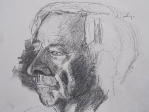 Student Drawing of D. L.