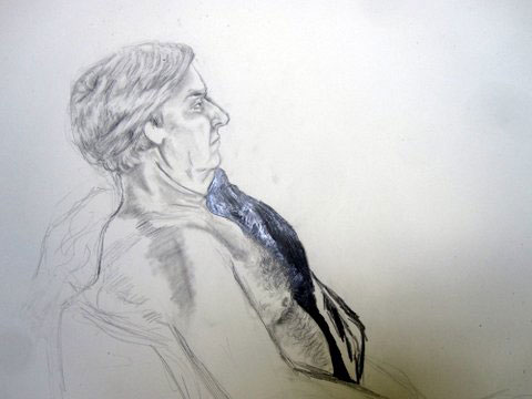 Student Drawing of D. L.