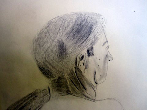 Student Drawing of D. L.