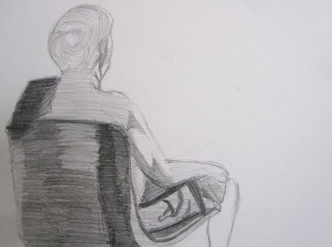 Student Drawing of D. L.