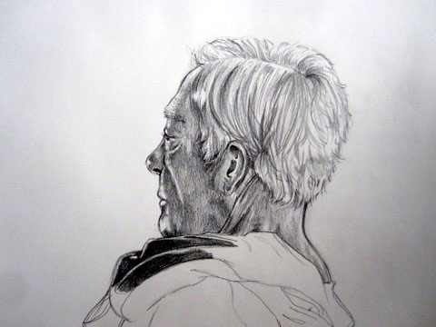 Student Drawing of D. L.