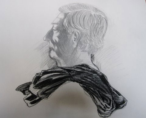 Student Drawing of D. L.