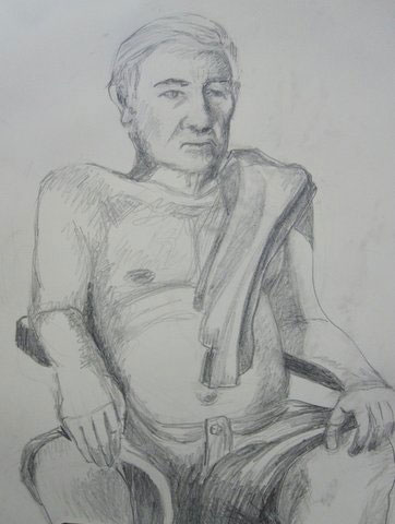 Student Drawing of D. L.