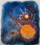 Future Home, by Mary P Williams. Framed (metal) with double matting $800